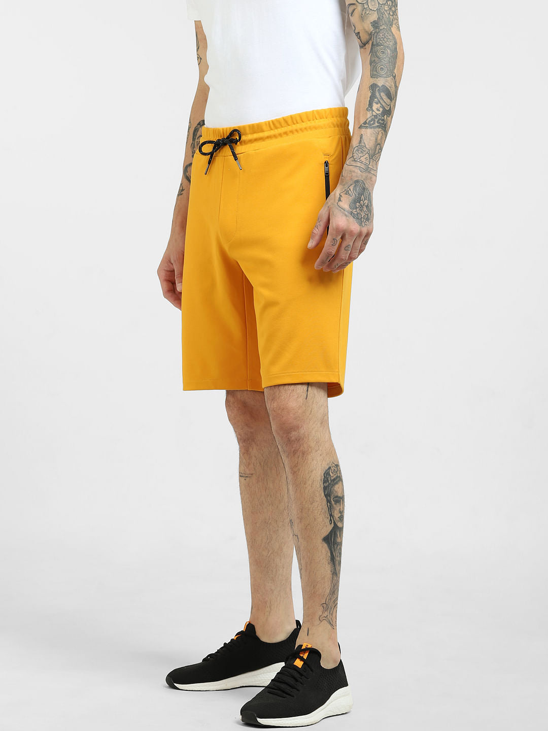 Yellow Sweatshorts