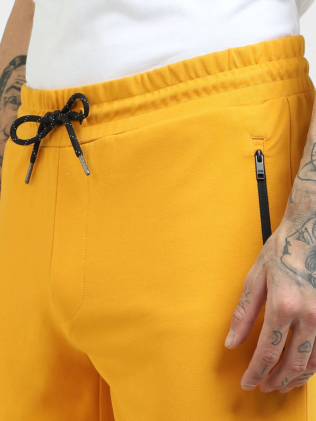 Yellow Sweatshorts