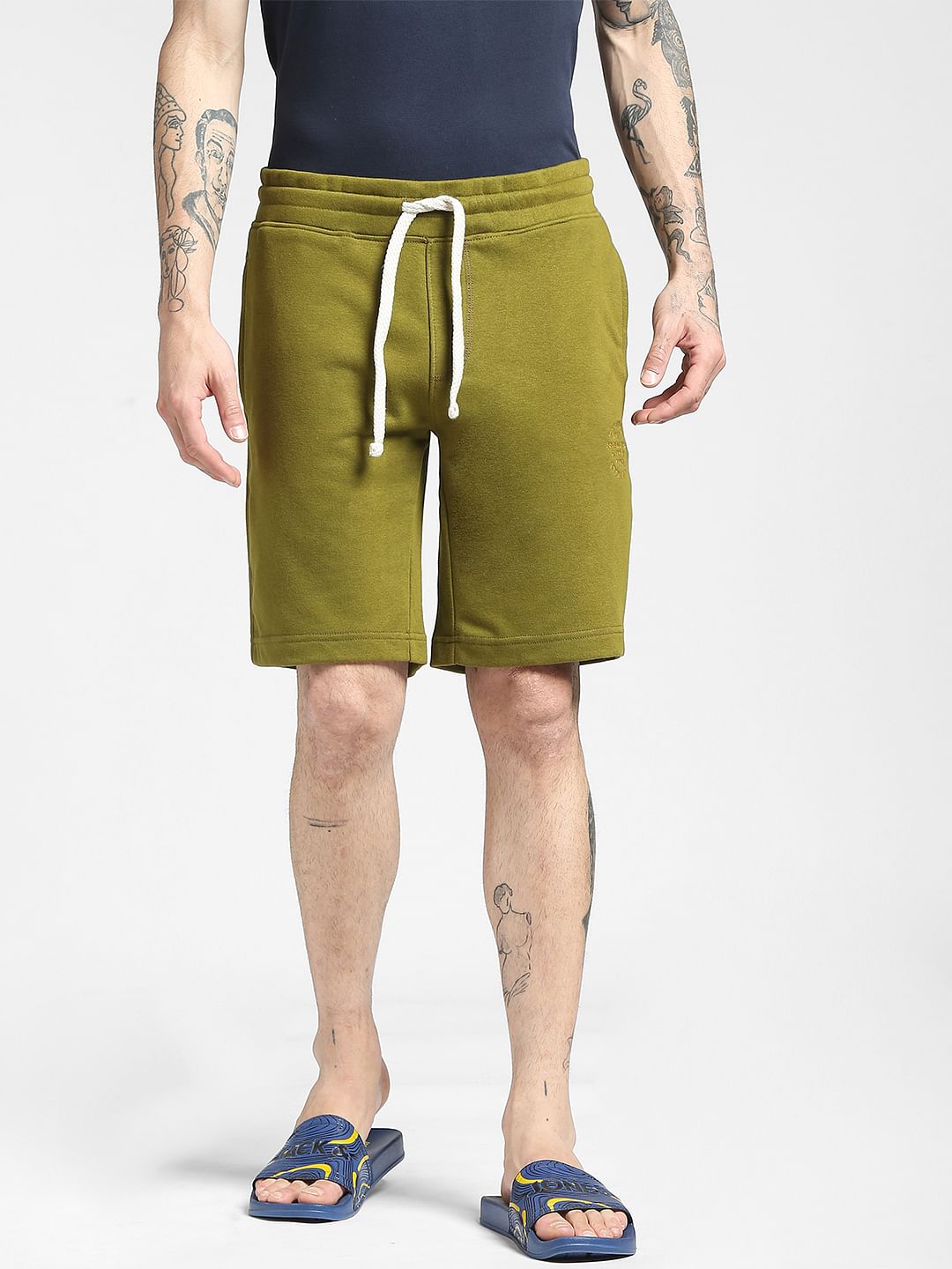 Green Sweatshorts