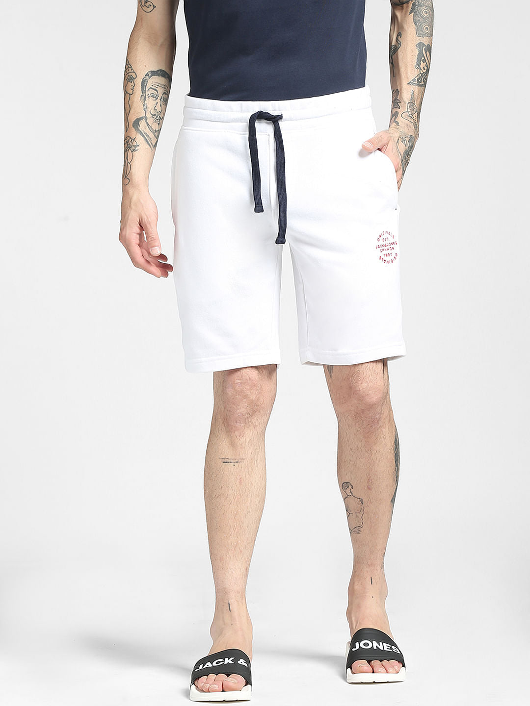White Sweatshorts