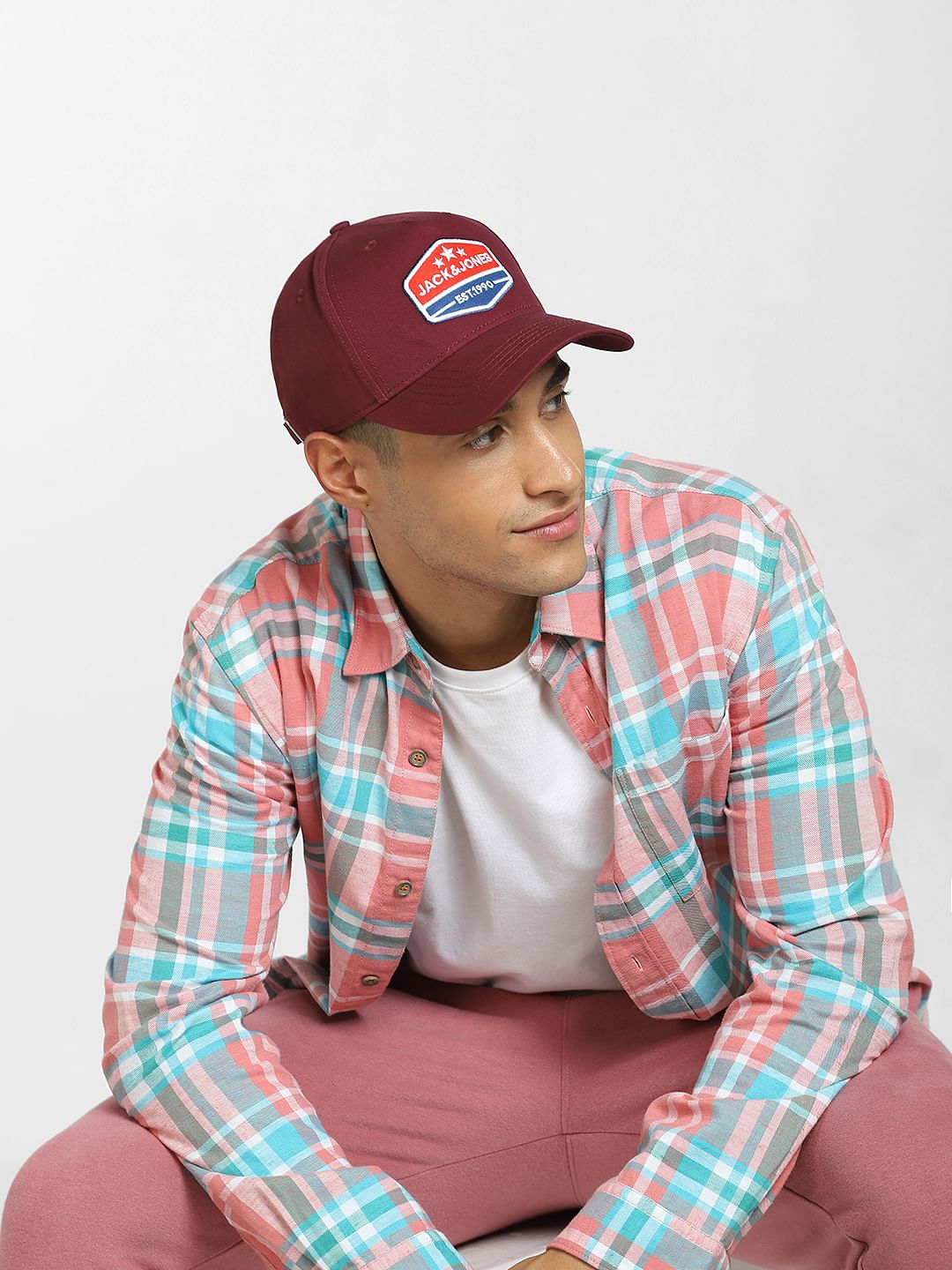 Burgundy Baseball Cap - ONE
