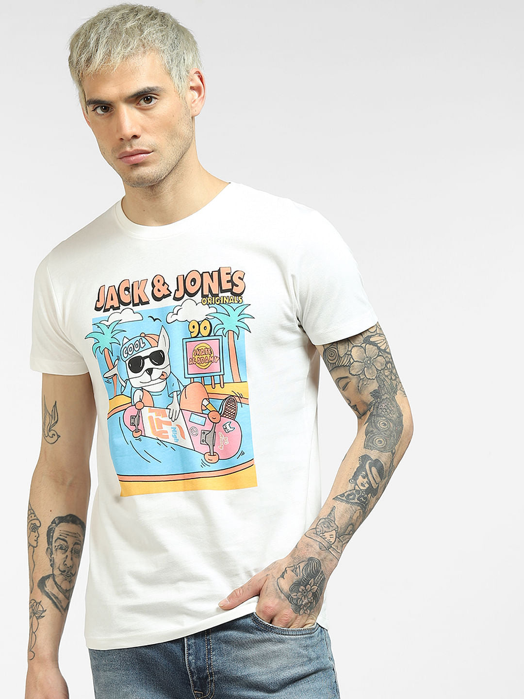 White Graphic T-shirt