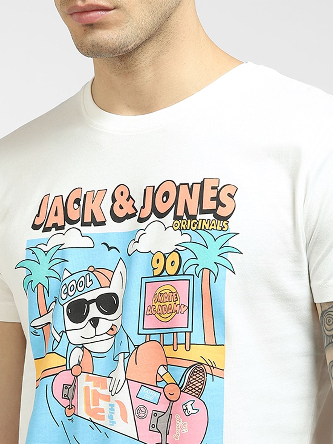 White Graphic T-shirt