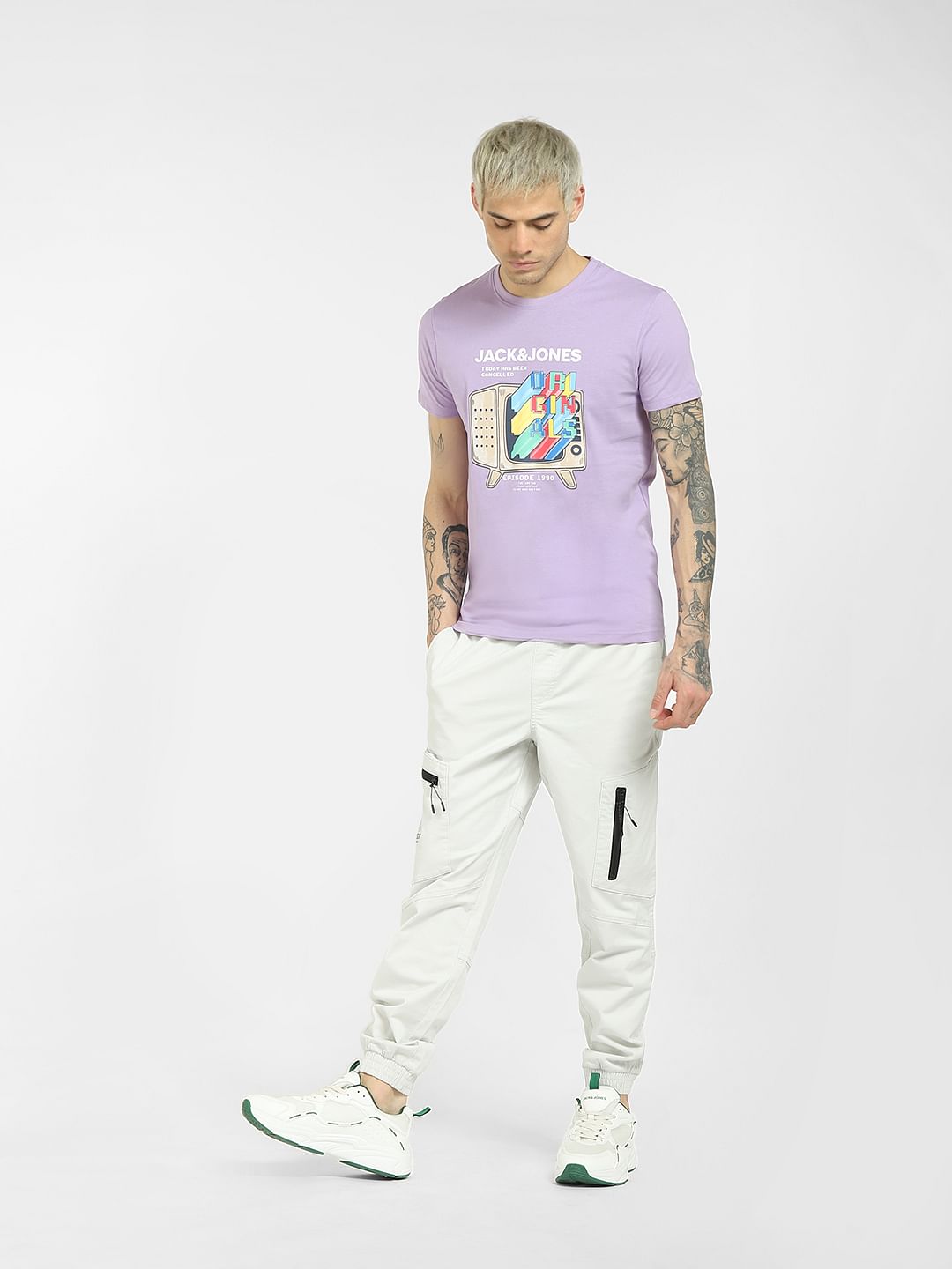 Purple Graphic T-shirt
