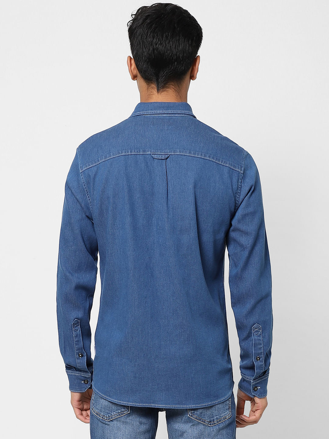 Blue Denim Full Sleeves Shirt