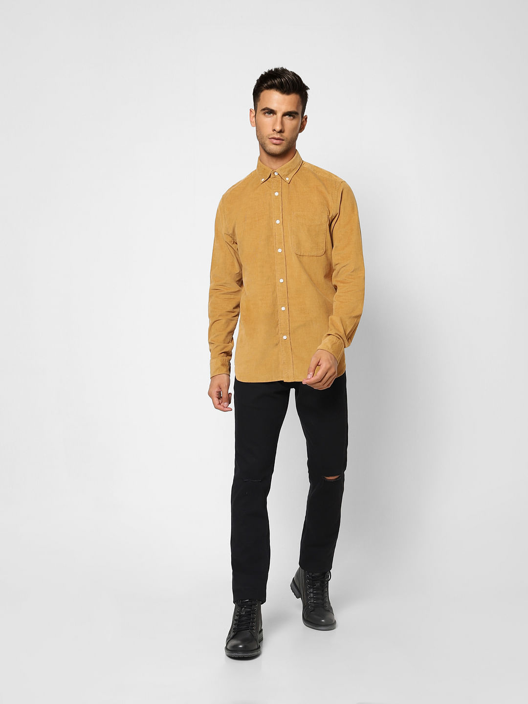 Brown Full Sleeves Shirt