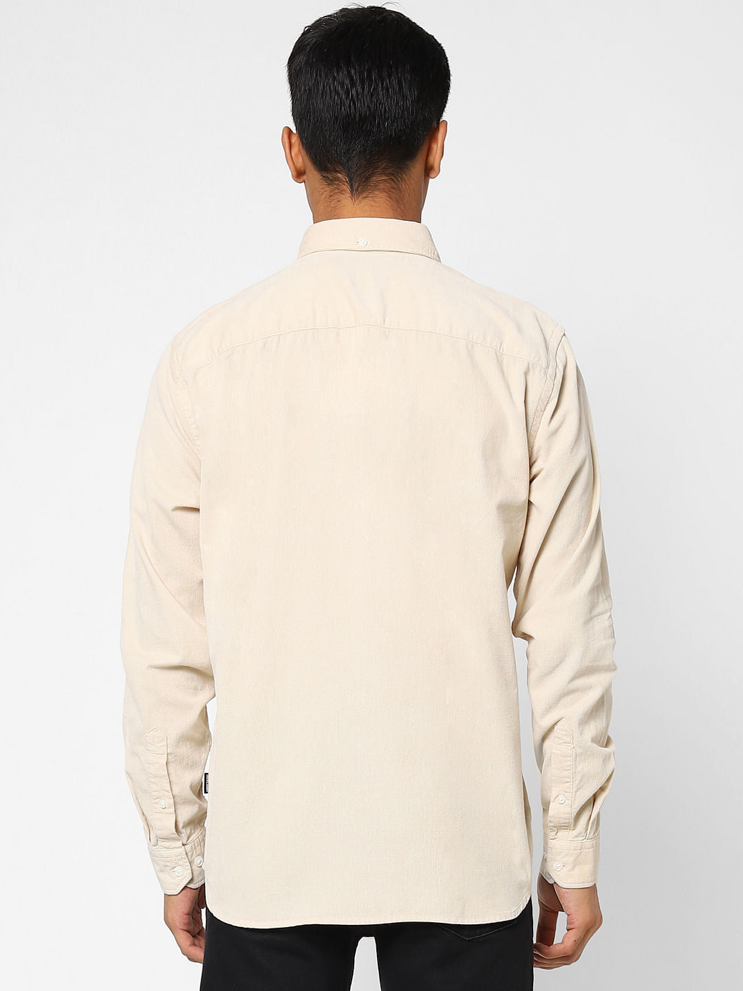 Beige Full Sleeves Shirt