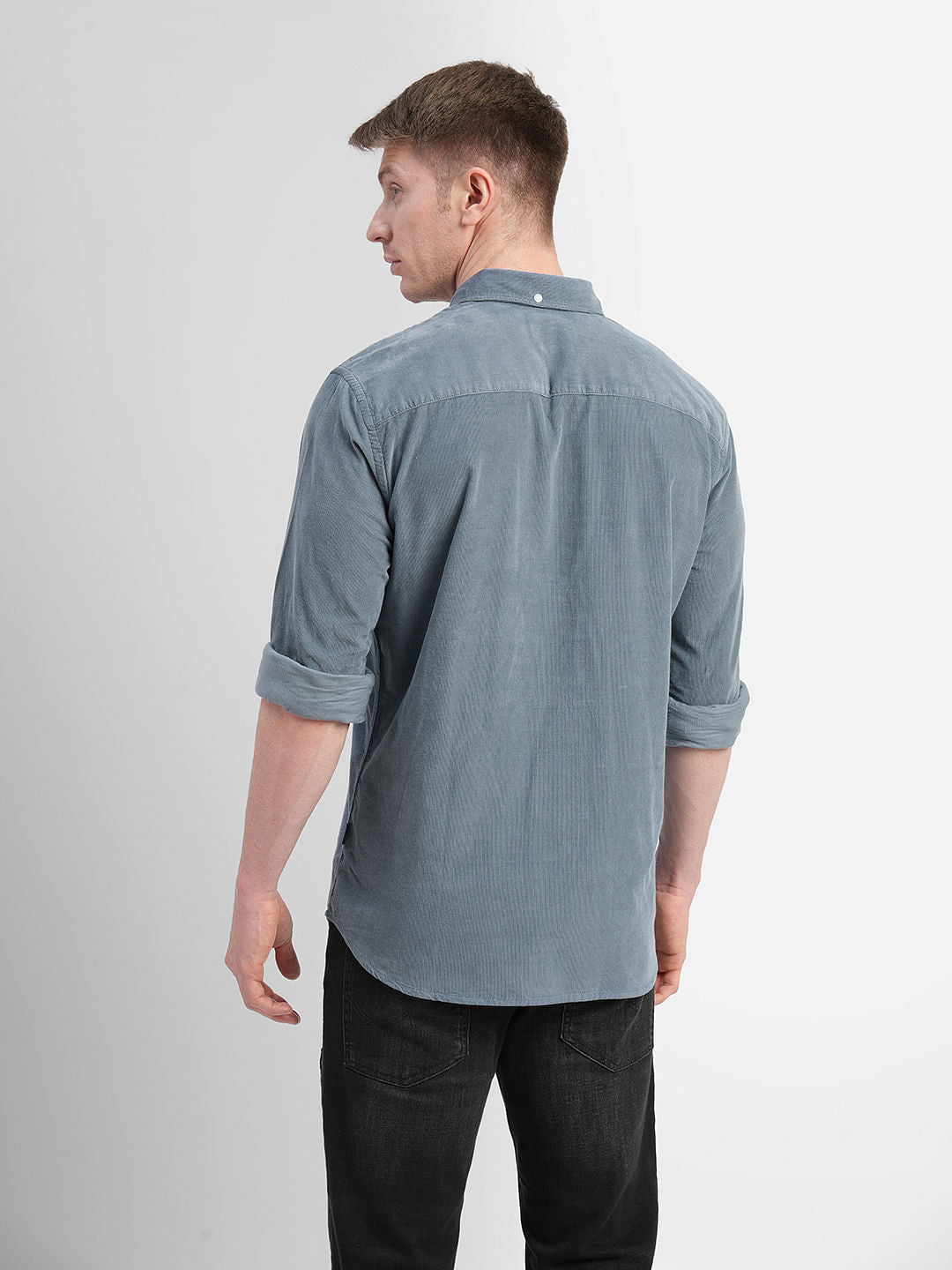 Grey Full Sleeves Shirt