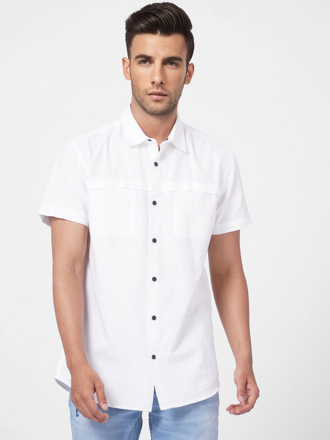 White Short Sleeves Shirt