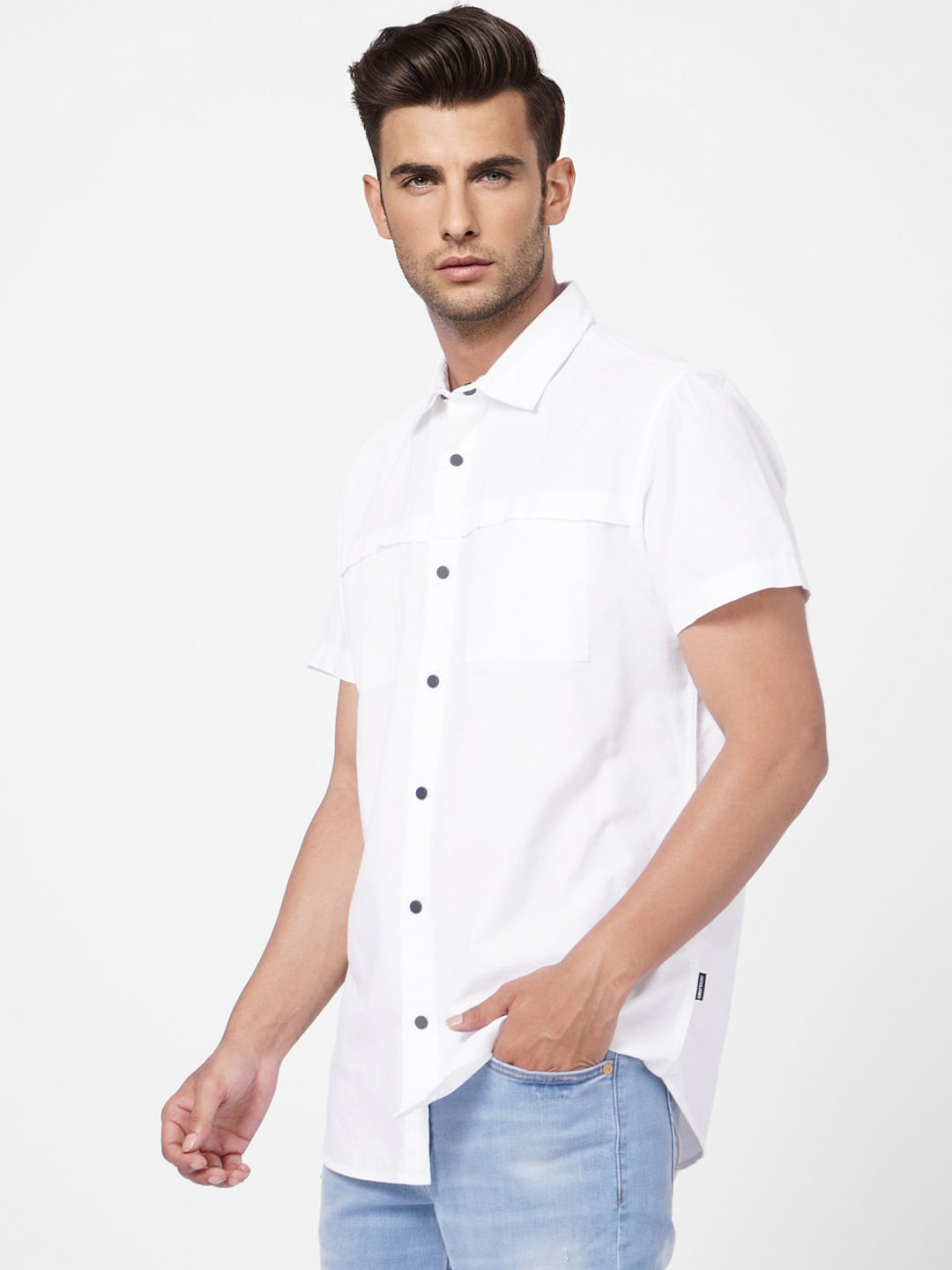 White Short Sleeves Shirt