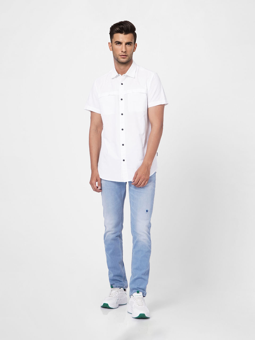 White Short Sleeves Shirt