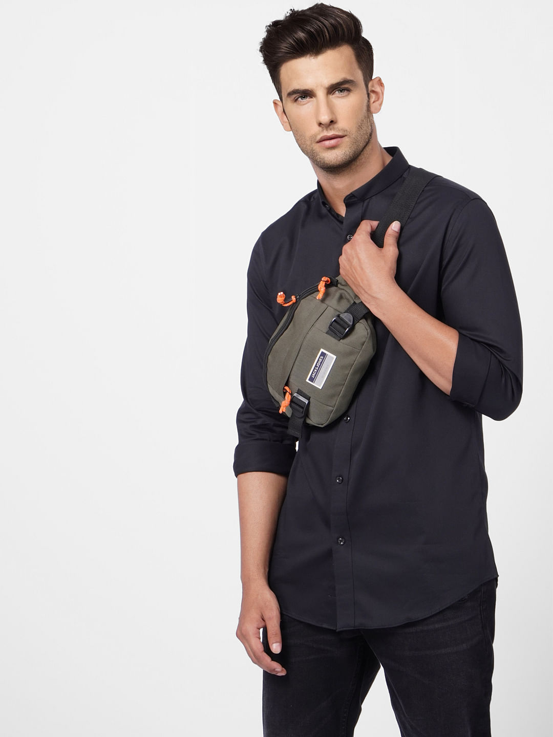 Black Full Sleeves Shirt - S