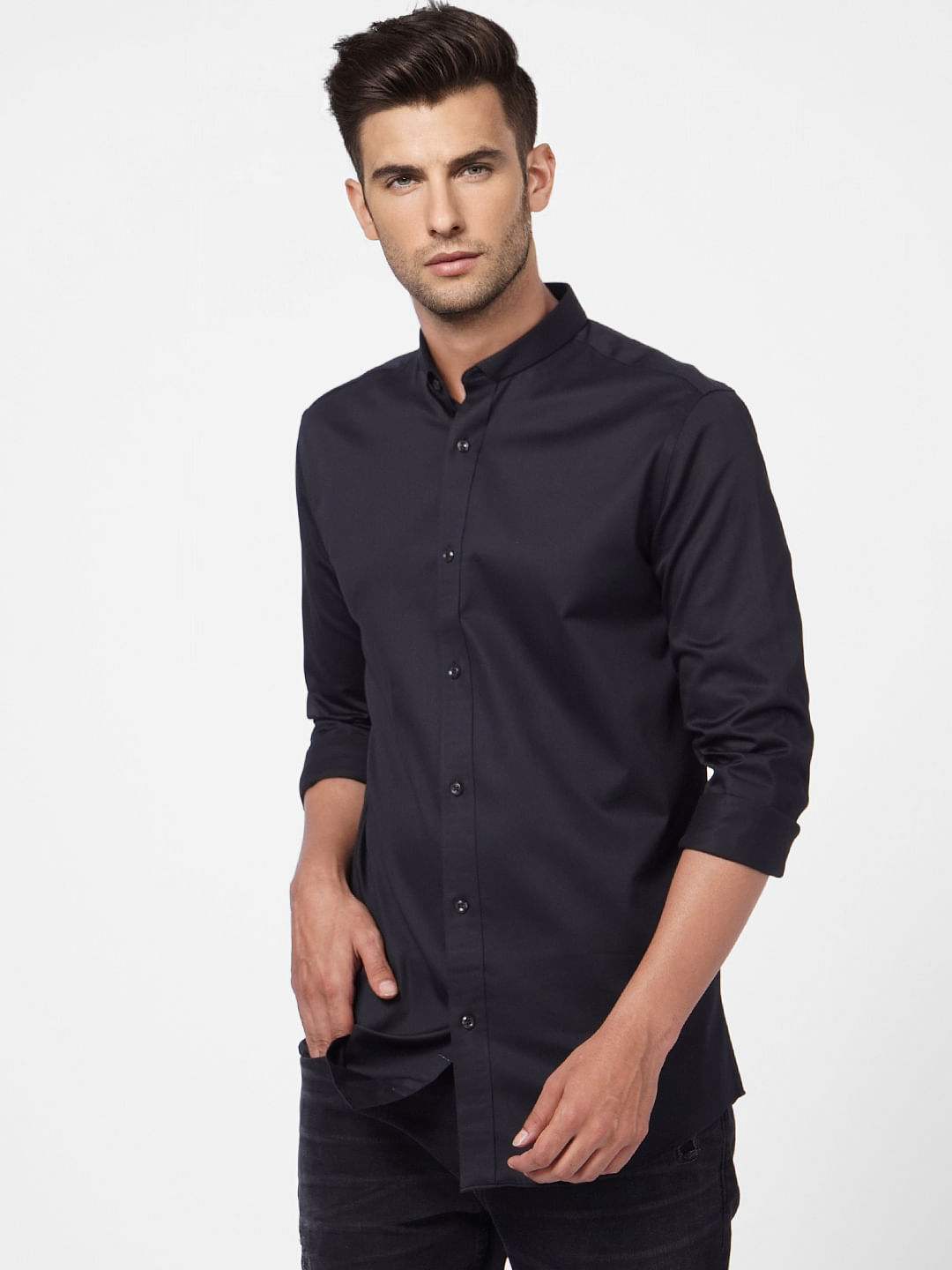 Black Full Sleeves Shirt