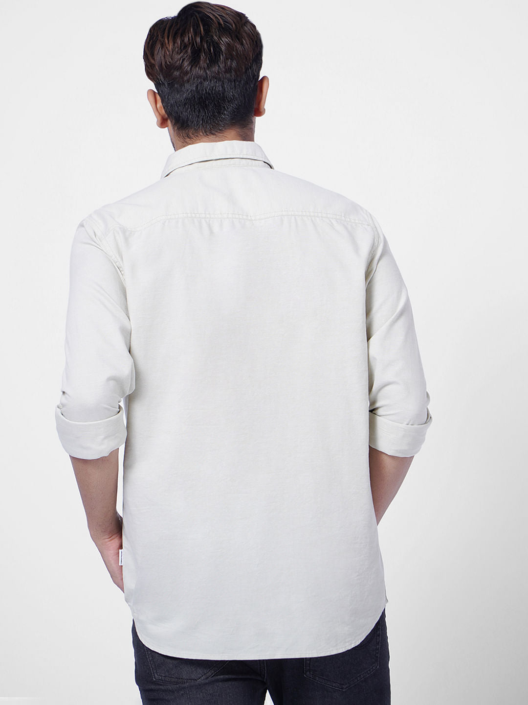 Light Green Full Sleeves Shirt