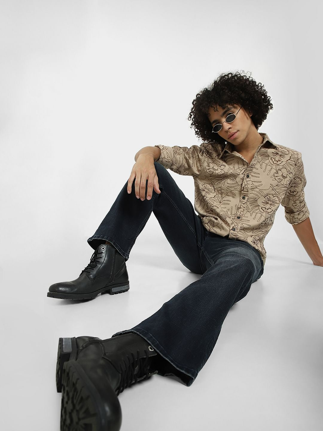 Dark Blue High Rise Ray Bootcut Jeans - 28/30