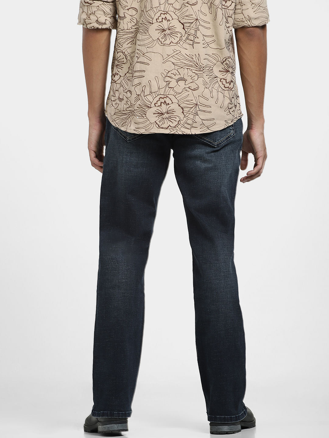 Dark Blue High Rise Ray Bootcut Jeans