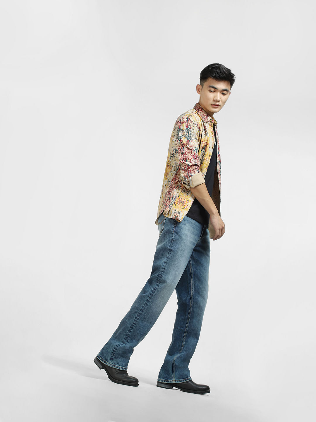 Blue High Rise Ray Bootcut Jeans - 28/30