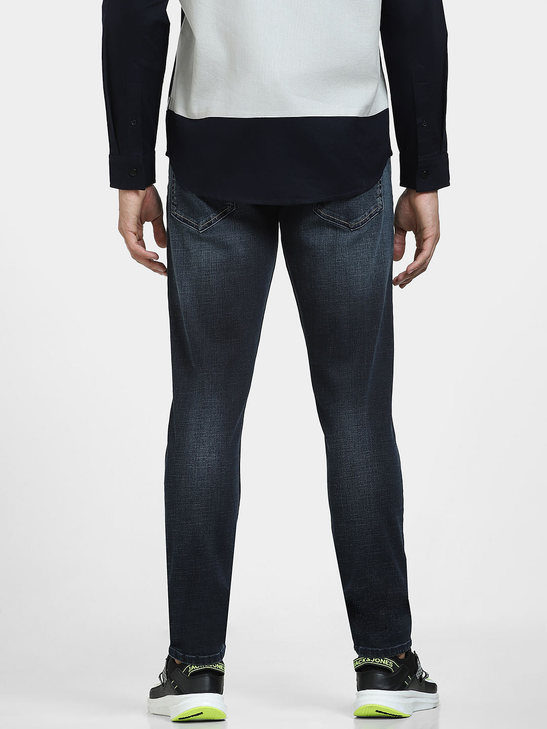 Blue Low Rise Glenn Slim Fit Jeans