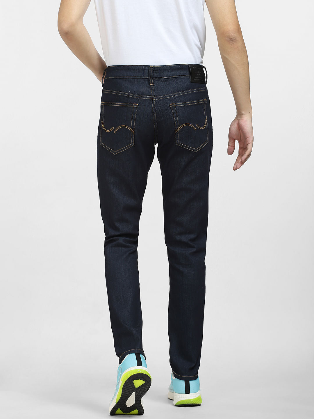 Dark Blue Low Rise Glenn Slim Fit Jeans