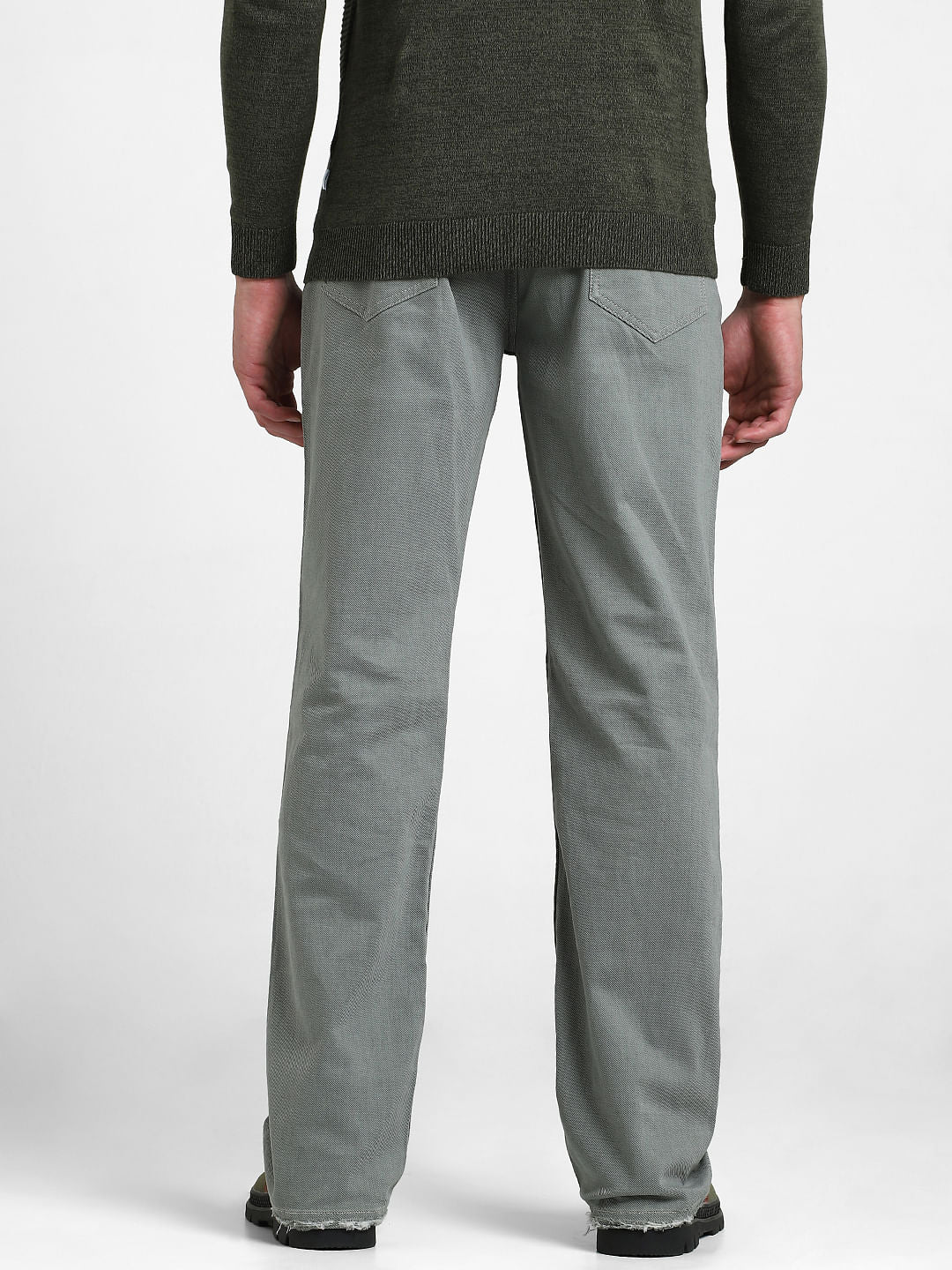 Green High Rise Ray Bootcut Jeans