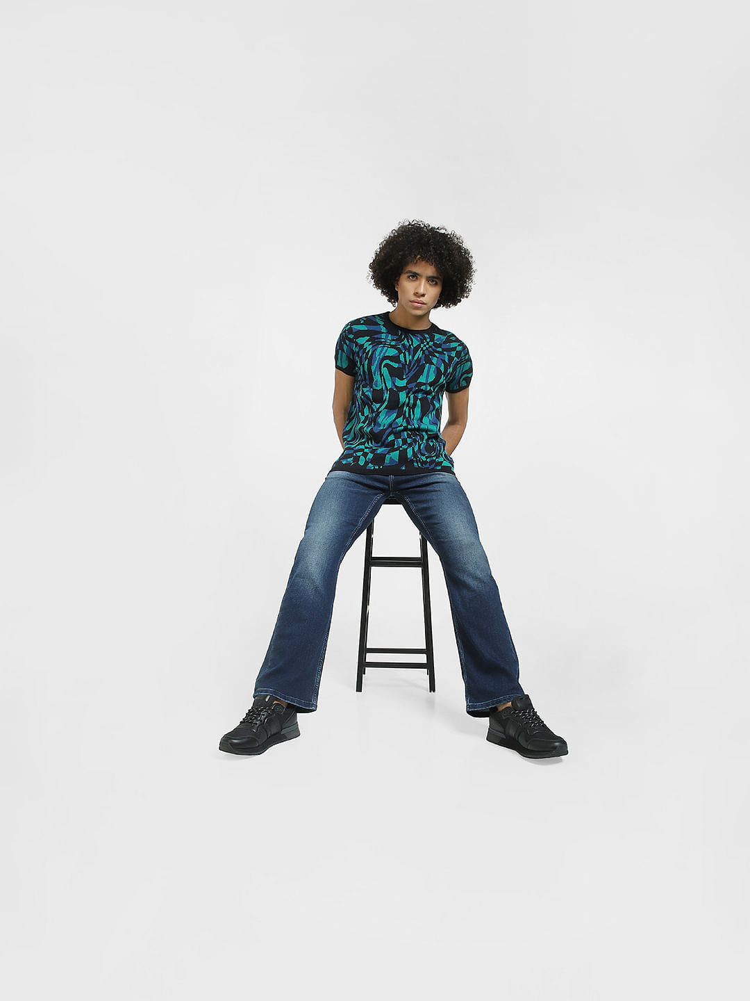 Dark Blue High Rise Ray Bootcut Jeans - 28/30