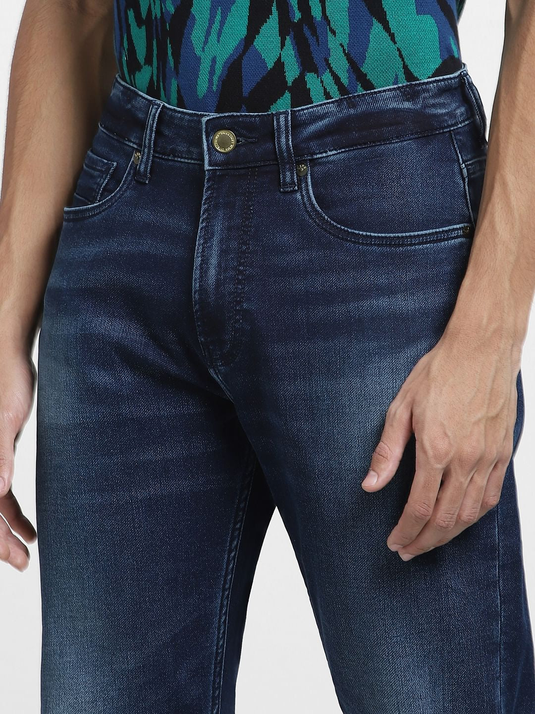 Dark Blue High Rise Ray Bootcut Jeans
