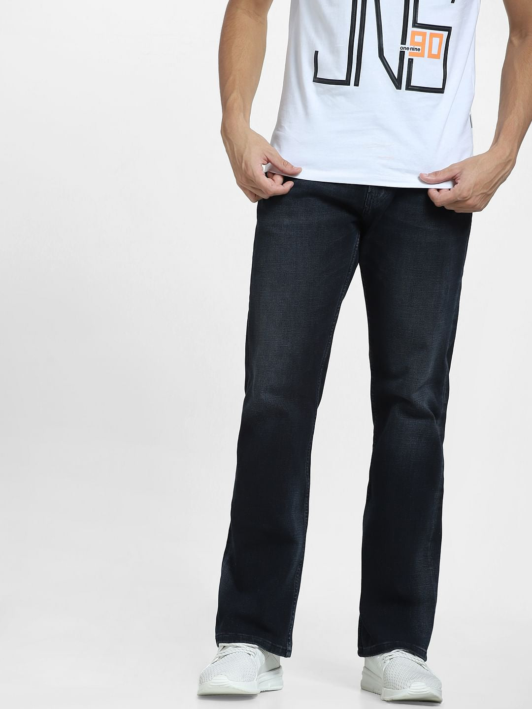 Dark Blue High Rise Ray Bootcut Jeans