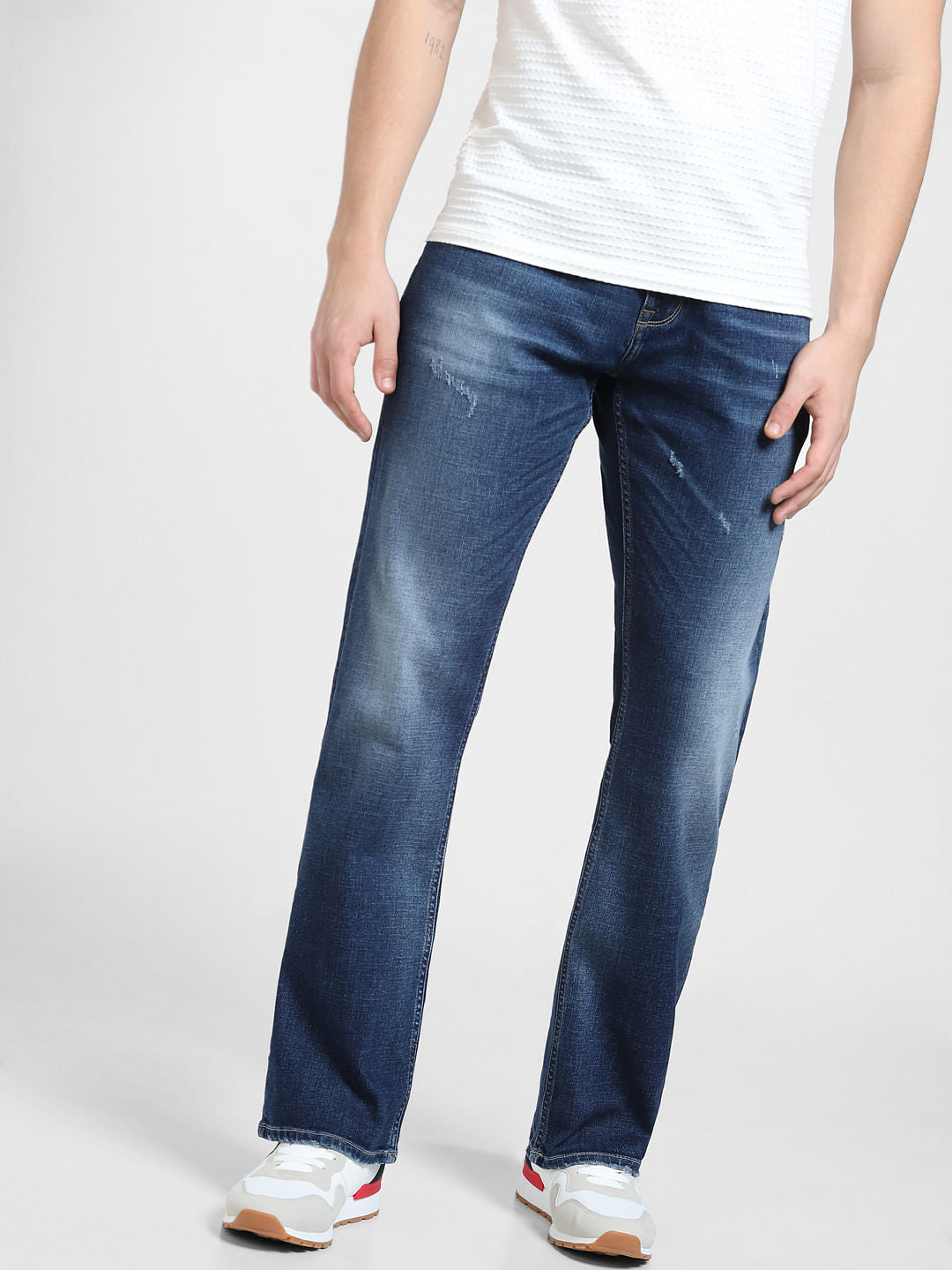 Dark Blue High Rise Ray Bootcut Jeans