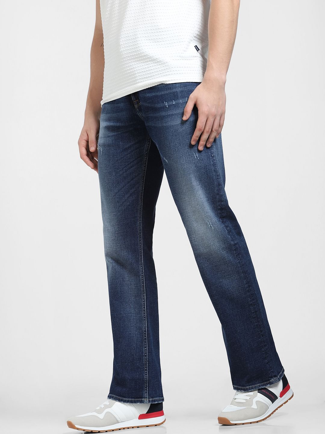 Dark Blue High Rise Ray Bootcut Jeans