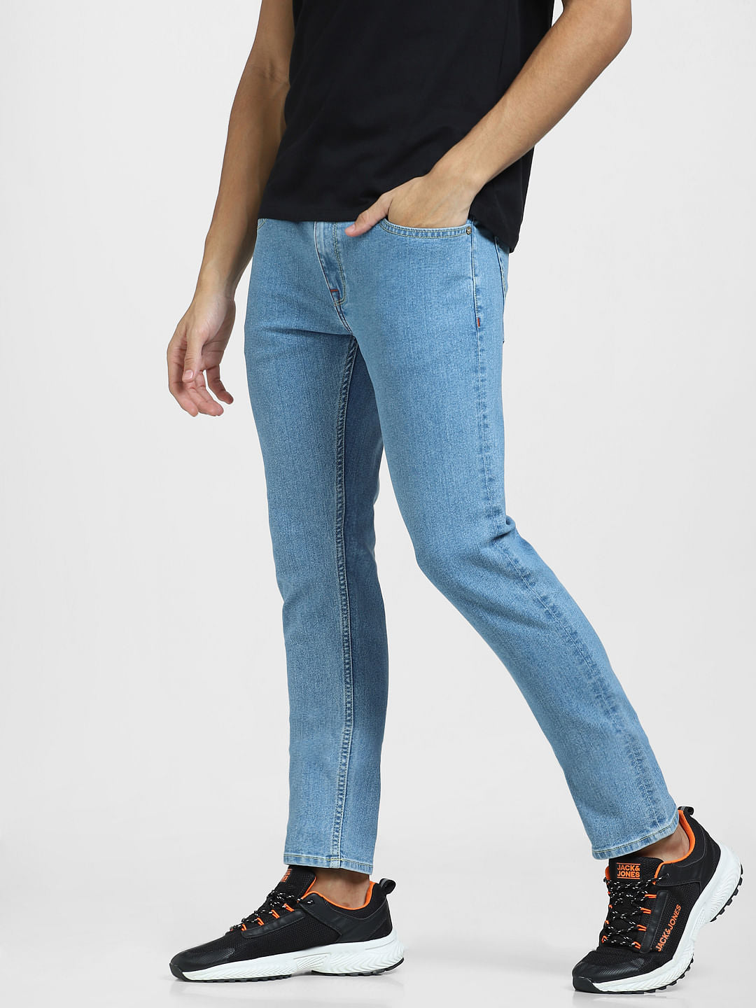 Light Blue Low Rise Tim Skinny Jeans
