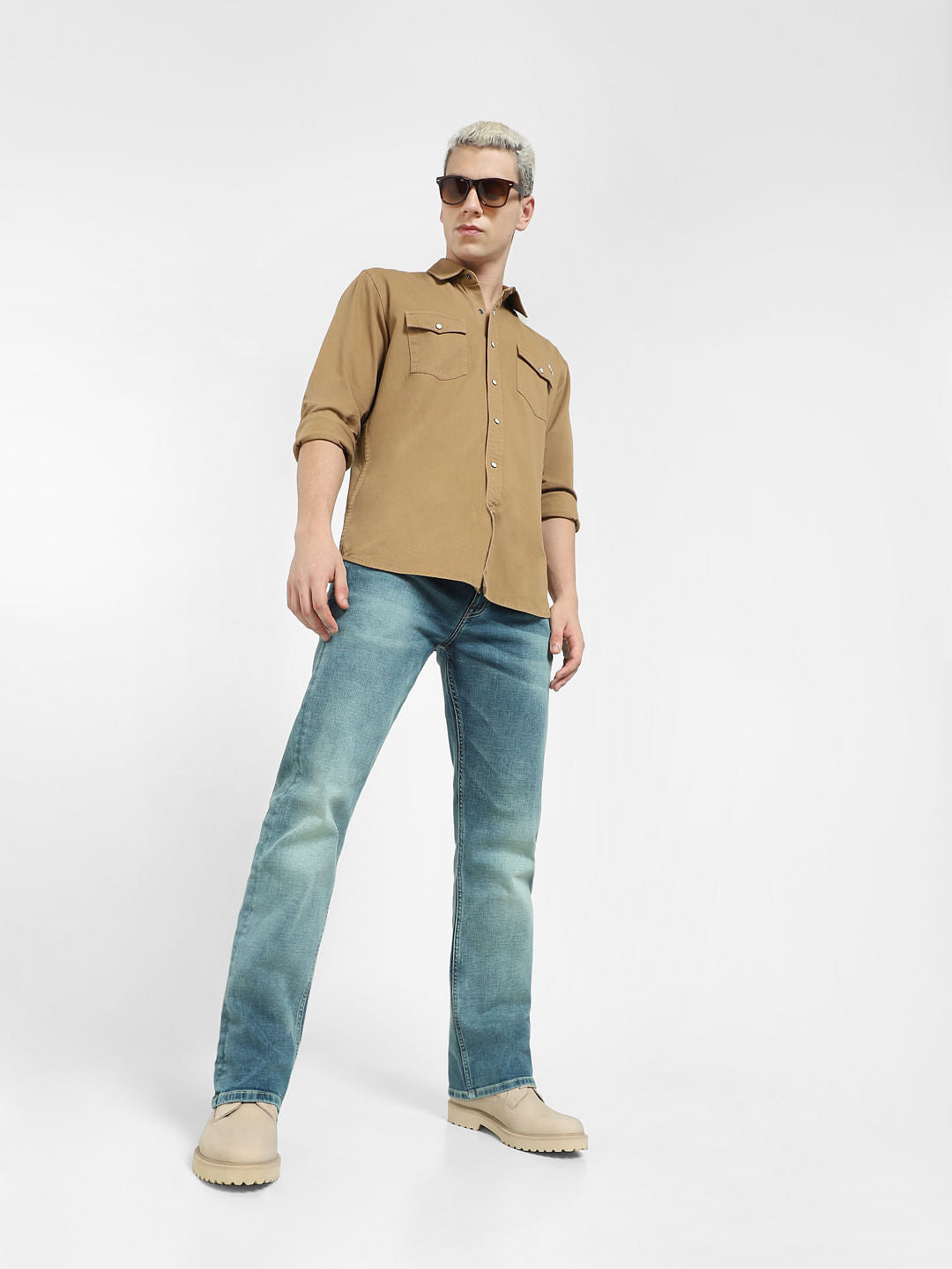 Light Blue High Rise Ray Bootcut Jeans - 28/30