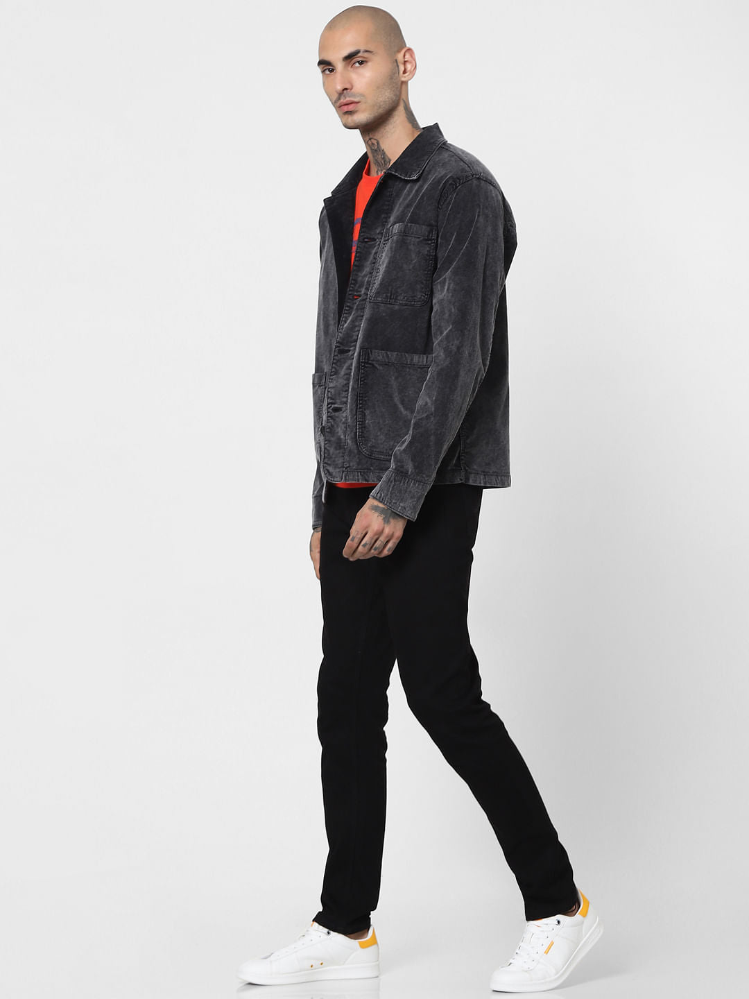 Black Low Rise Glenn Slim Jeans - 28/30