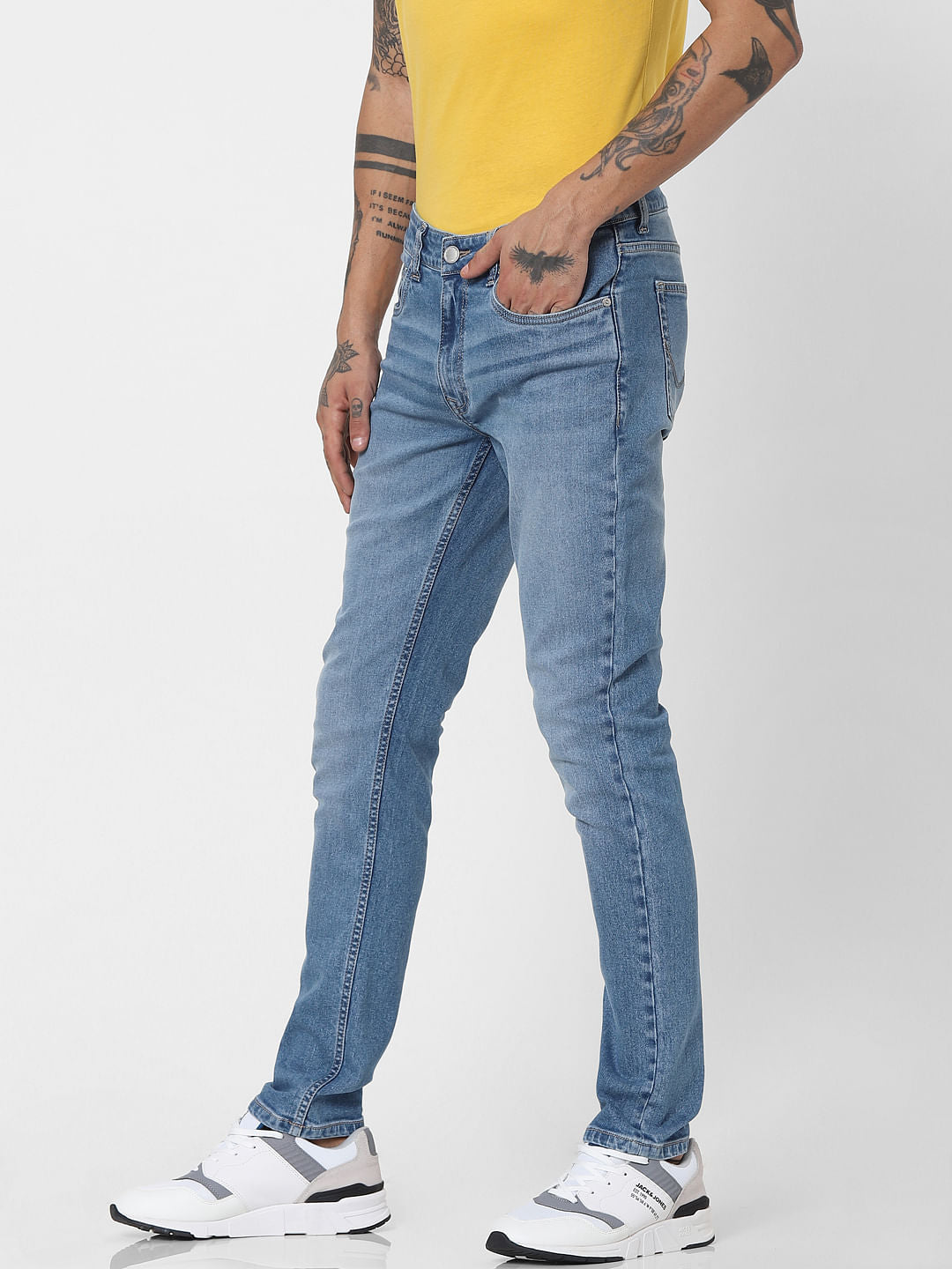 Light Blue Low Rise Ben Skinny Jeans