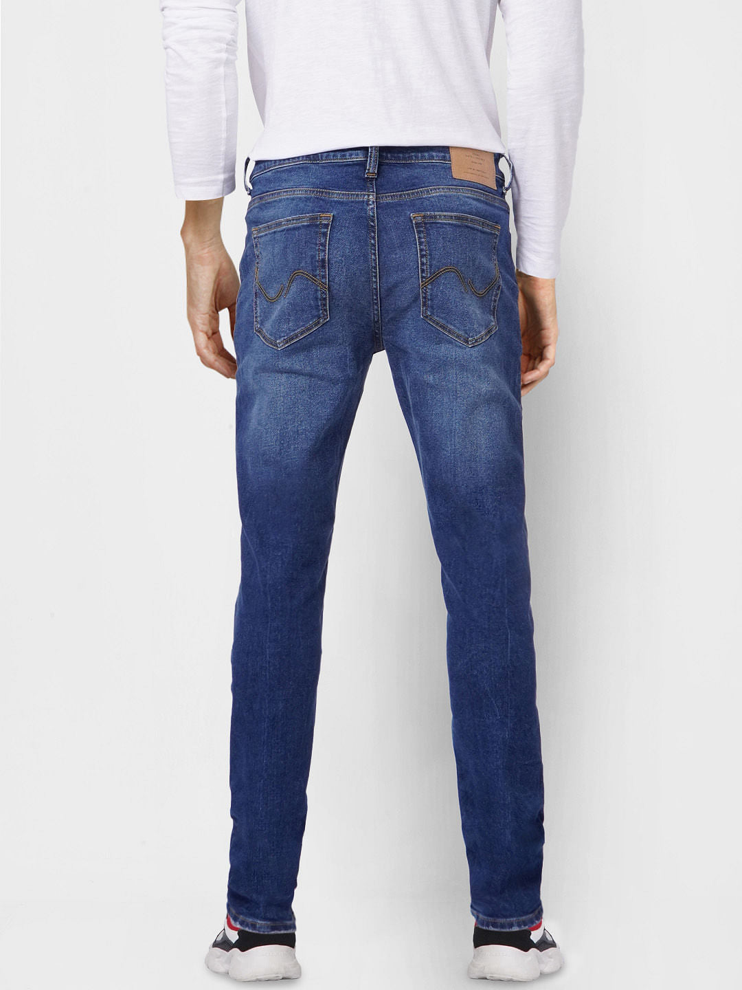Blue Low Rise Glenn Slim Fit Jeans