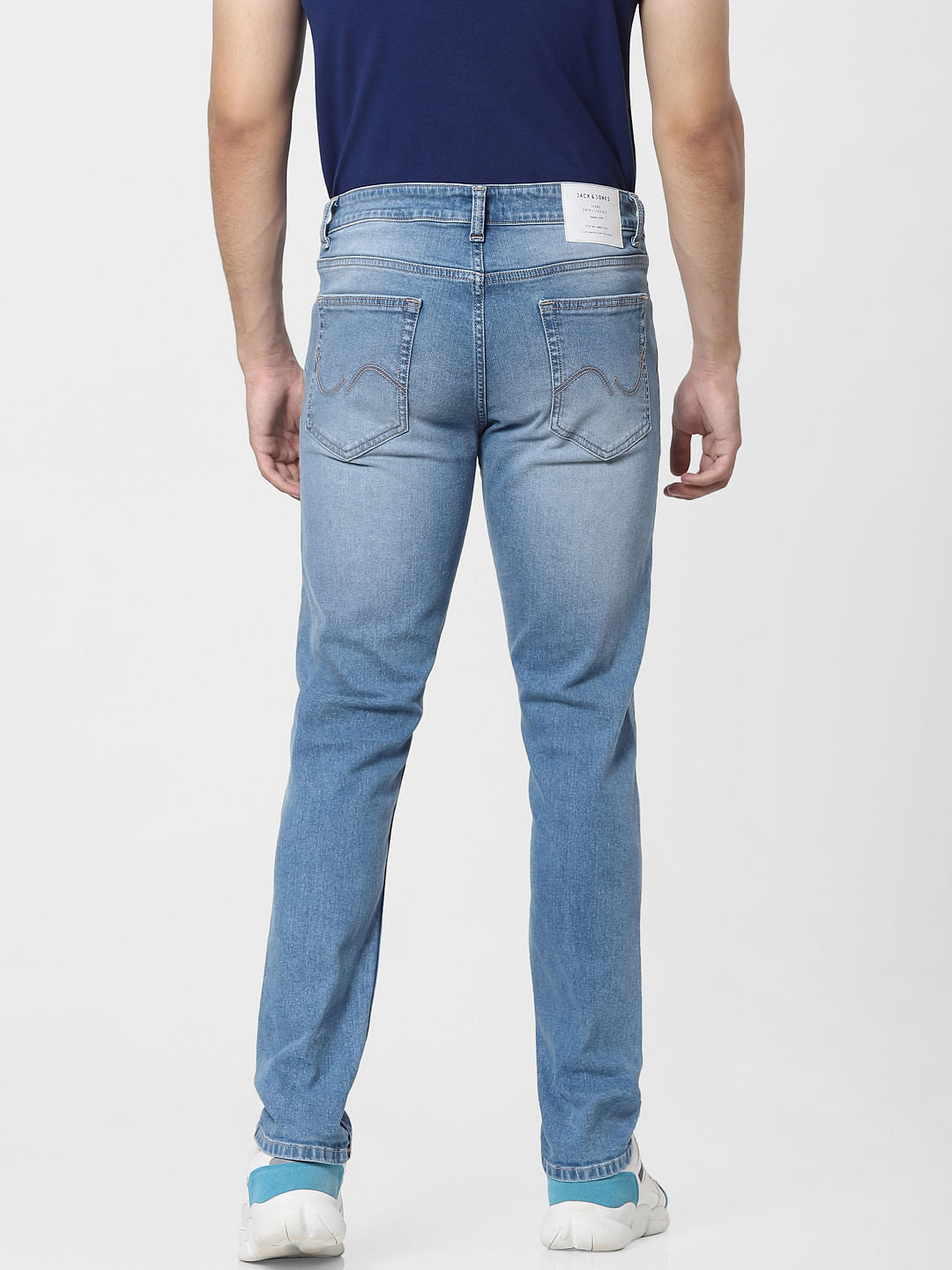 Light Blue Low Rise Glenn Slim Jeans
