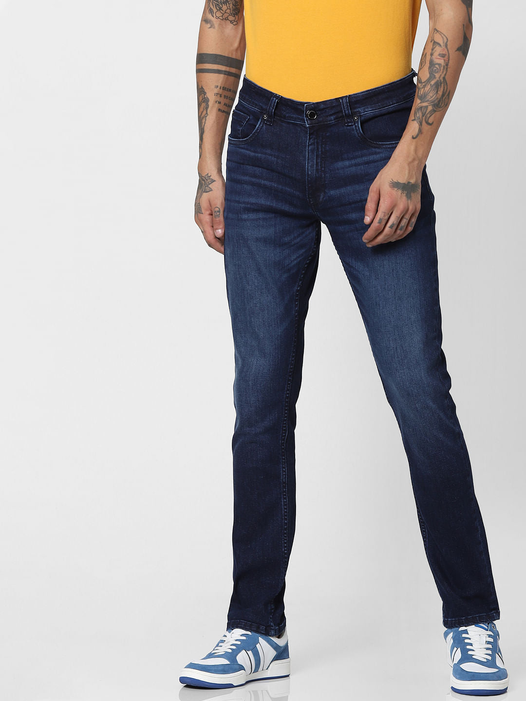 Blue Low Rise Ben Skinny Jeans