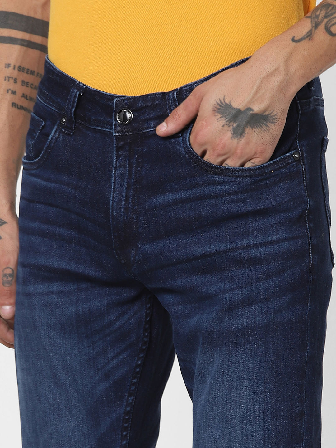 Blue Low Rise Ben Skinny Jeans