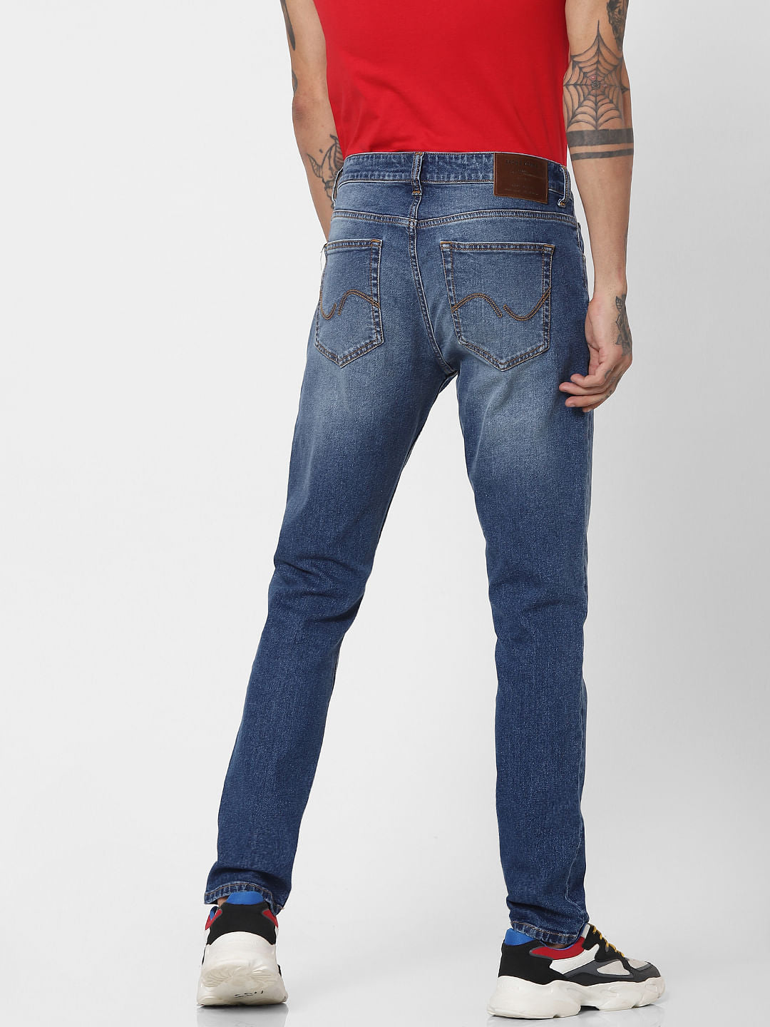 Blue Low Rise Ben Skinny Jeans