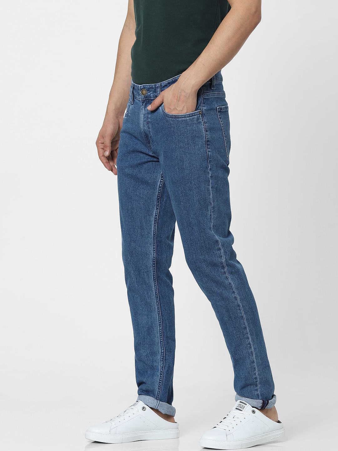 Blue Low Rise Ben Skinny Fit Jeans