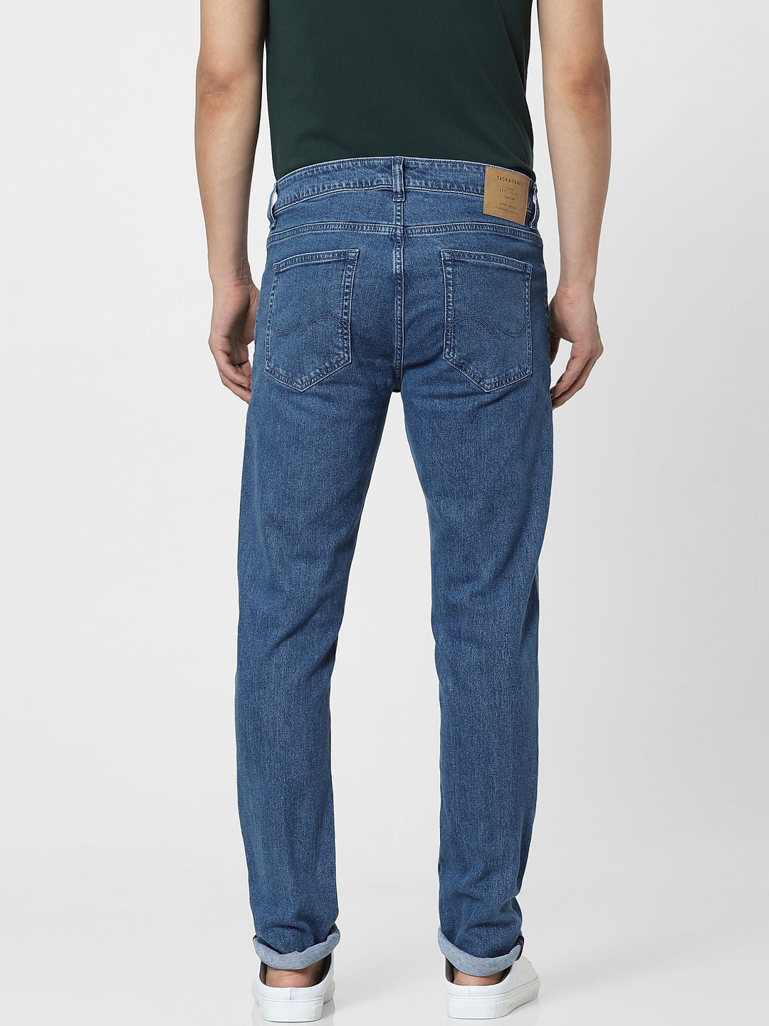 Blue Low Rise Ben Skinny Fit Jeans