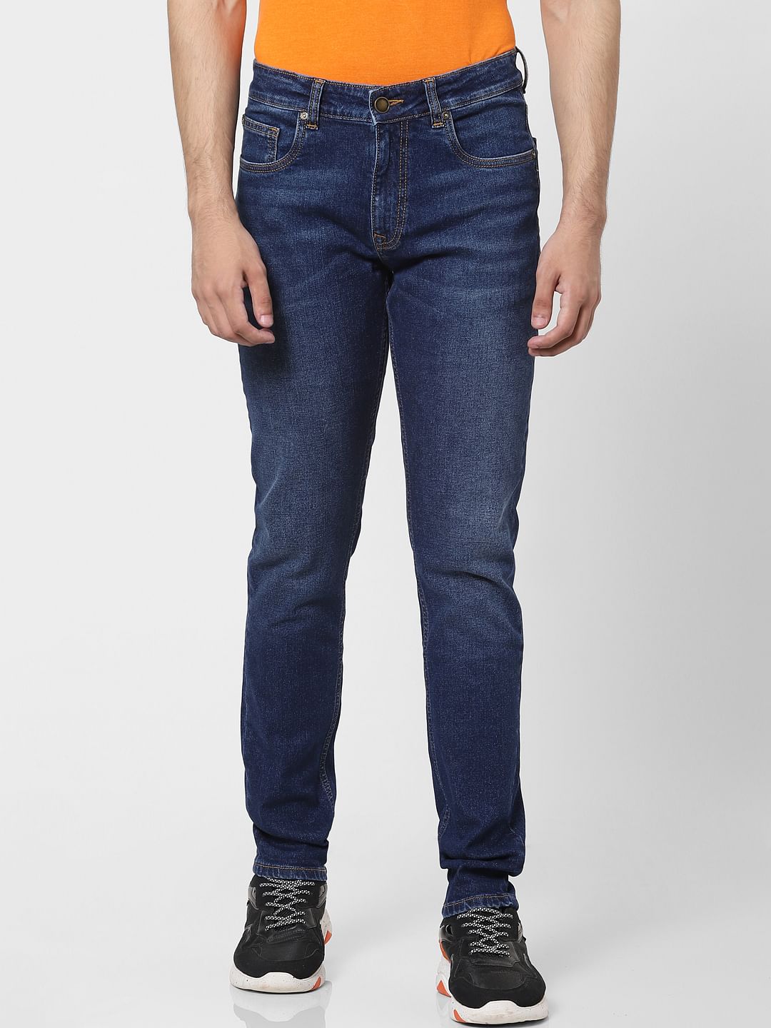 Blue Low Rise Ben Skinny Jeans