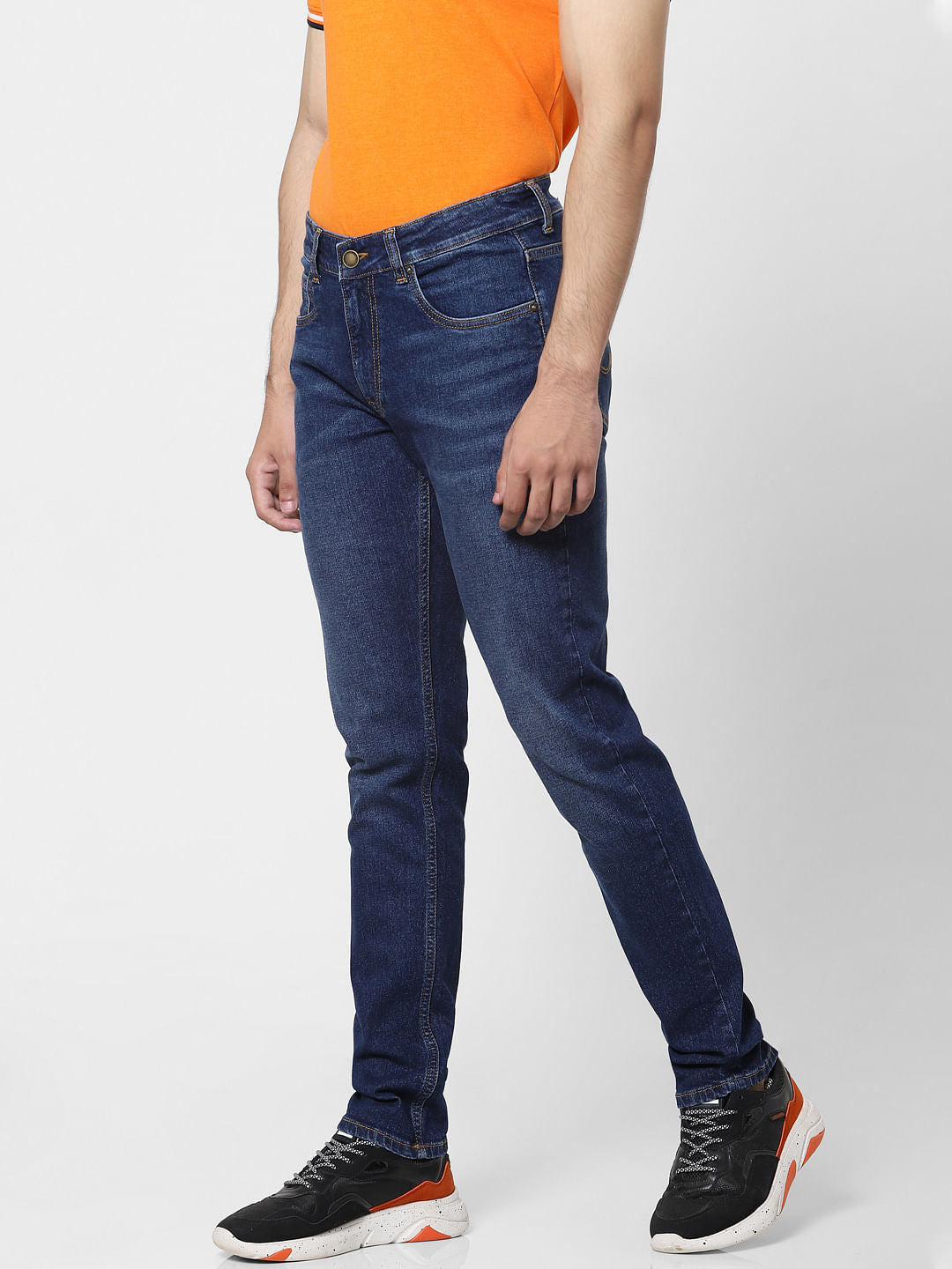Blue Low Rise Ben Skinny Jeans