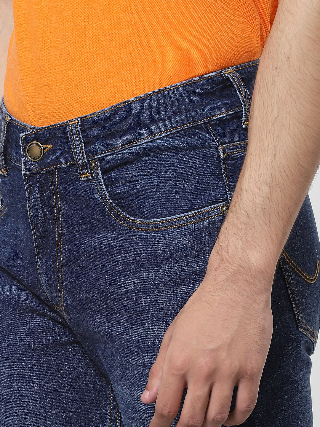 Blue Low Rise Ben Skinny Jeans