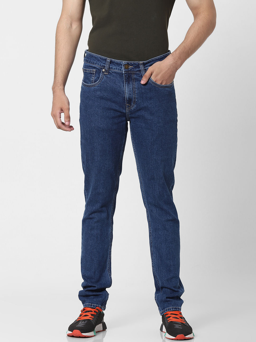 Blue Low Rise Ben Skinny Jeans