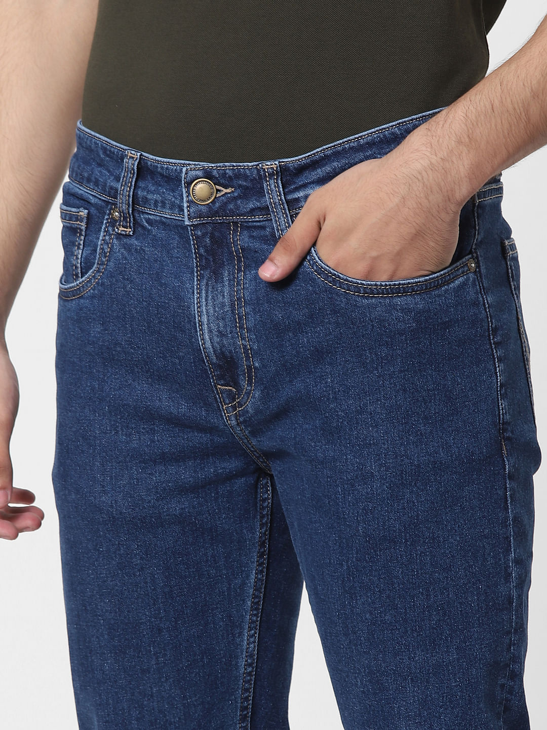 Blue Low Rise Ben Skinny Jeans