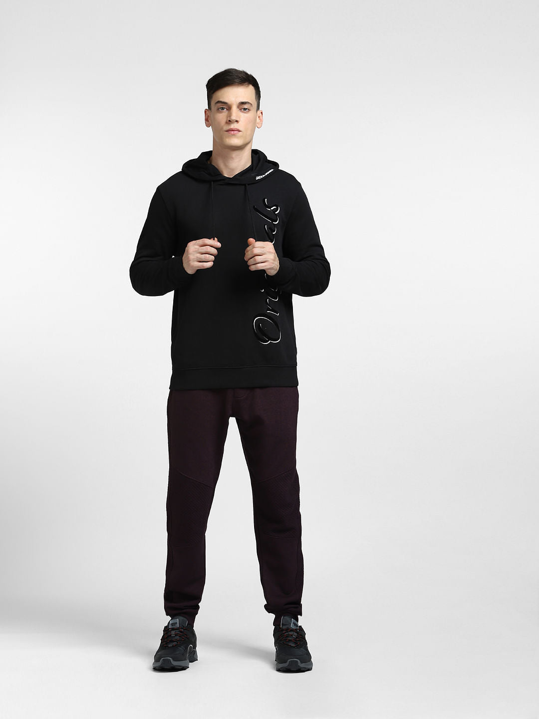 Black Hooded Sweatshirt