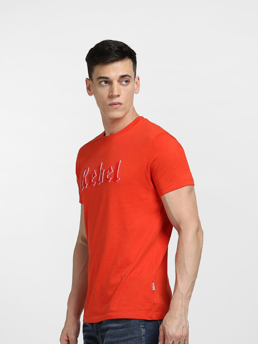 Red Crew Neck T-shirt