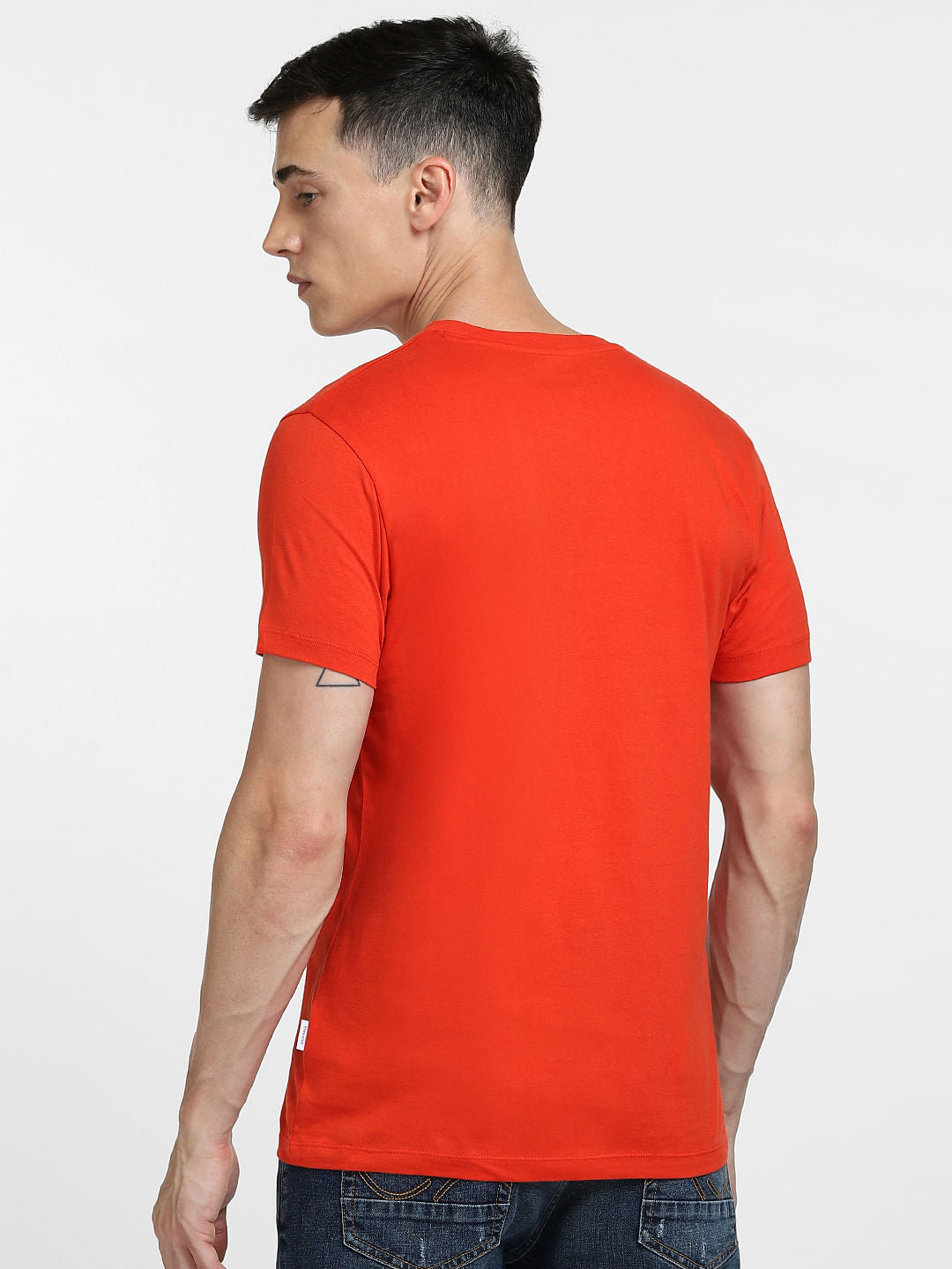 Red Crew Neck T-shirt