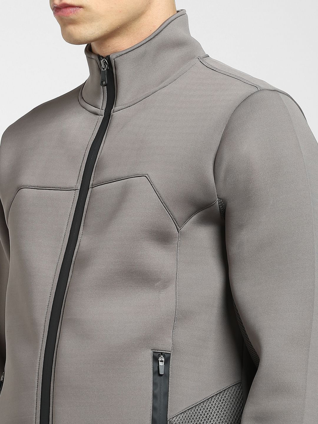 Grey Zip-Up Co-ord Sweatshirt