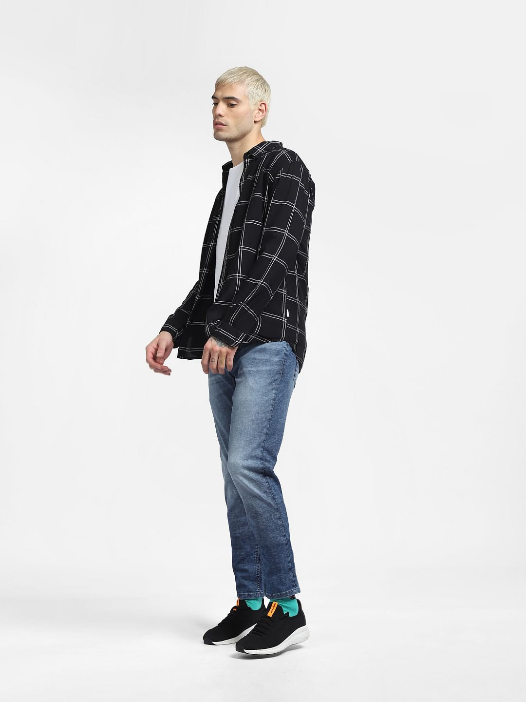 Blue Low Rise Liam Skinny Jeans